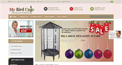 Desktop Screenshot of mybirdcage.com